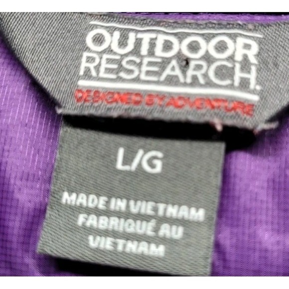 Outdoor Research Cathode Hoodie Womens Size Large Full Zip Pertex Jacket Light - Picture 7 of 14